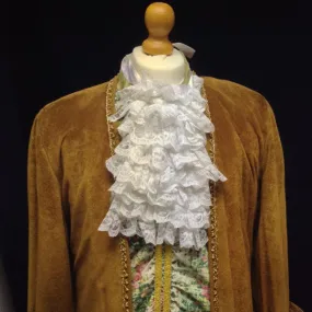 18th Century Court Gent in Rust and Floral Fabric