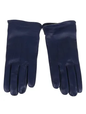 Alexander McQueen Logo Debossed Full Finger Gloves