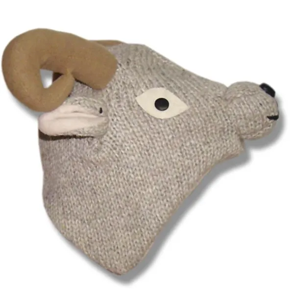 Animal Head Tuques for Kids. 100% Wool with fleece lining. Handmade in Nepal.