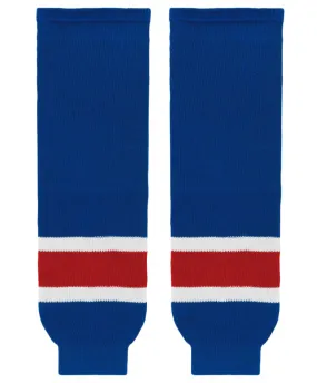 Athletic Knit (AK) HS630-812 Spokane Chiefs Royal Blue Knit Ice Hockey Socks