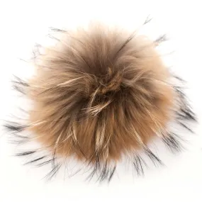 Big Bobbl - Natural - Fur Pom Pom