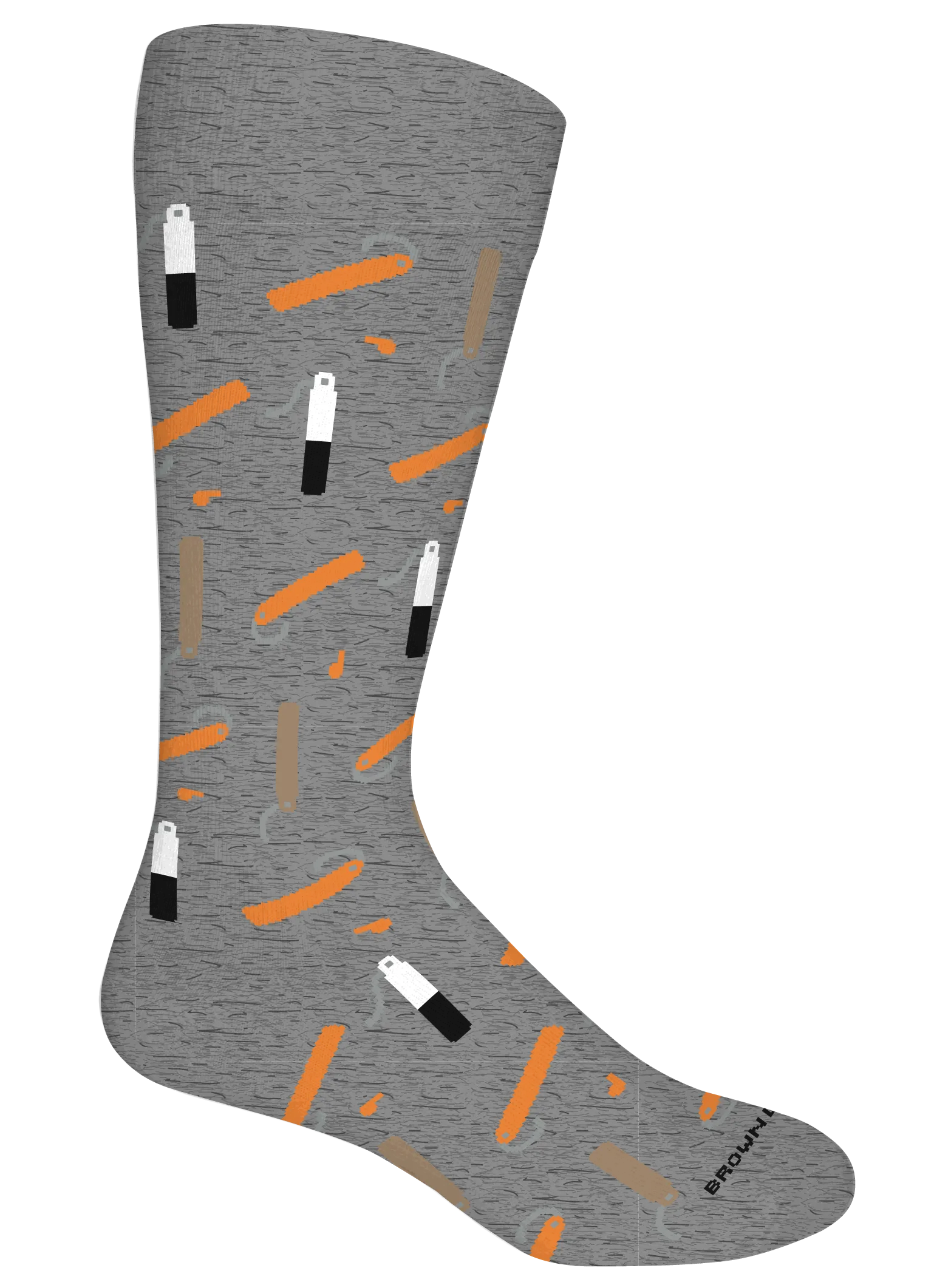 Bumpers Patterned Crew Socks