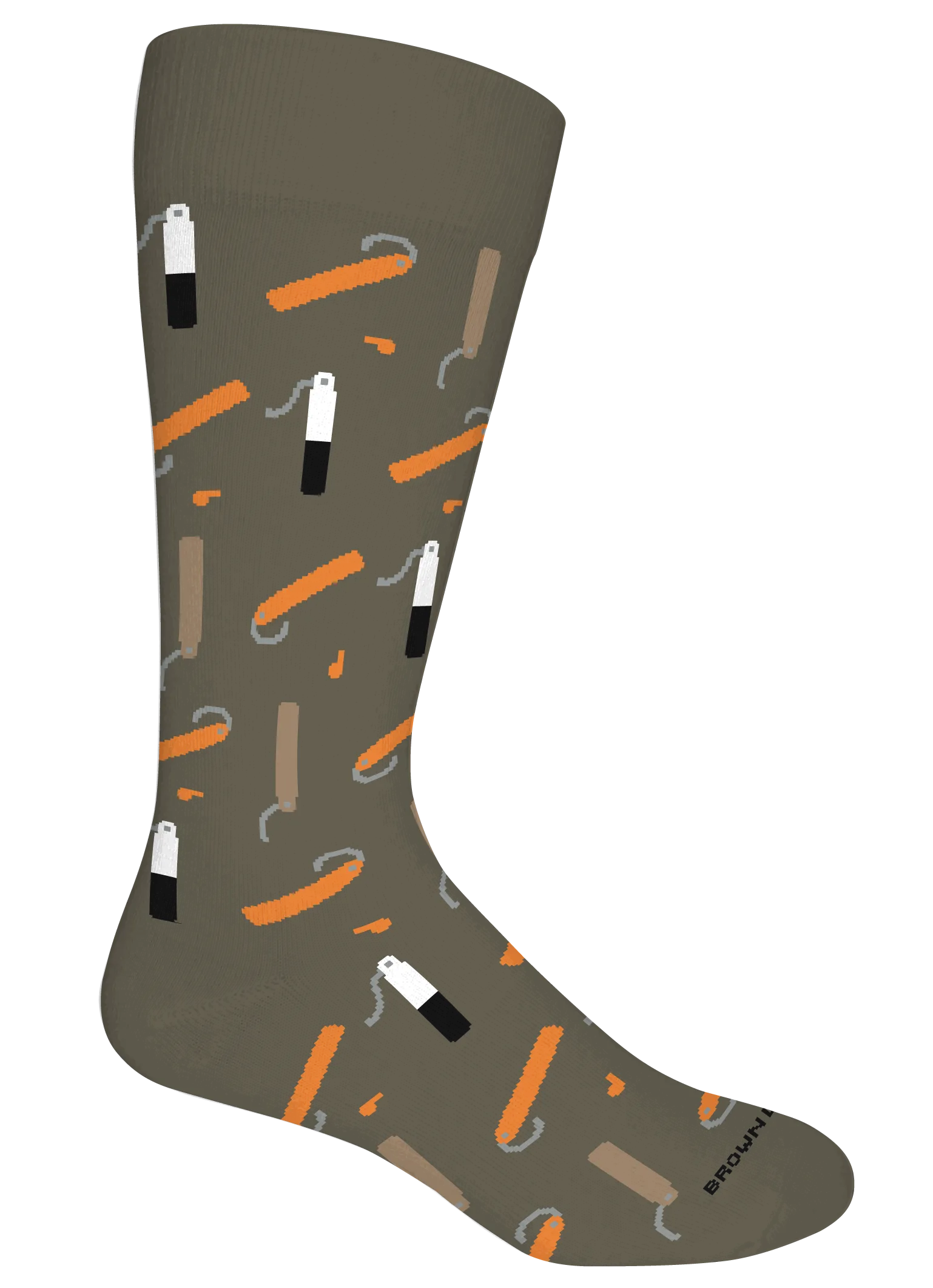 Bumpers Patterned Crew Socks