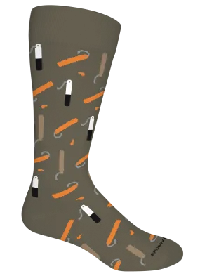 Bumpers Patterned Crew Socks