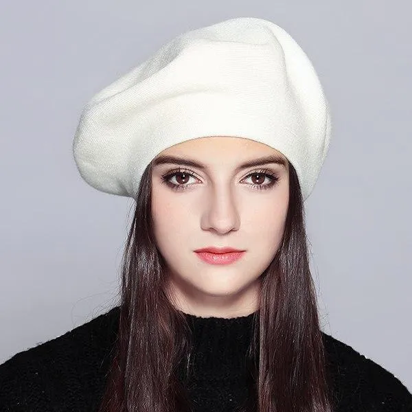 Chic Solid Colored Classic Winter Hat Beret