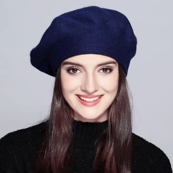 Chic Solid Colored Classic Winter Hat Beret