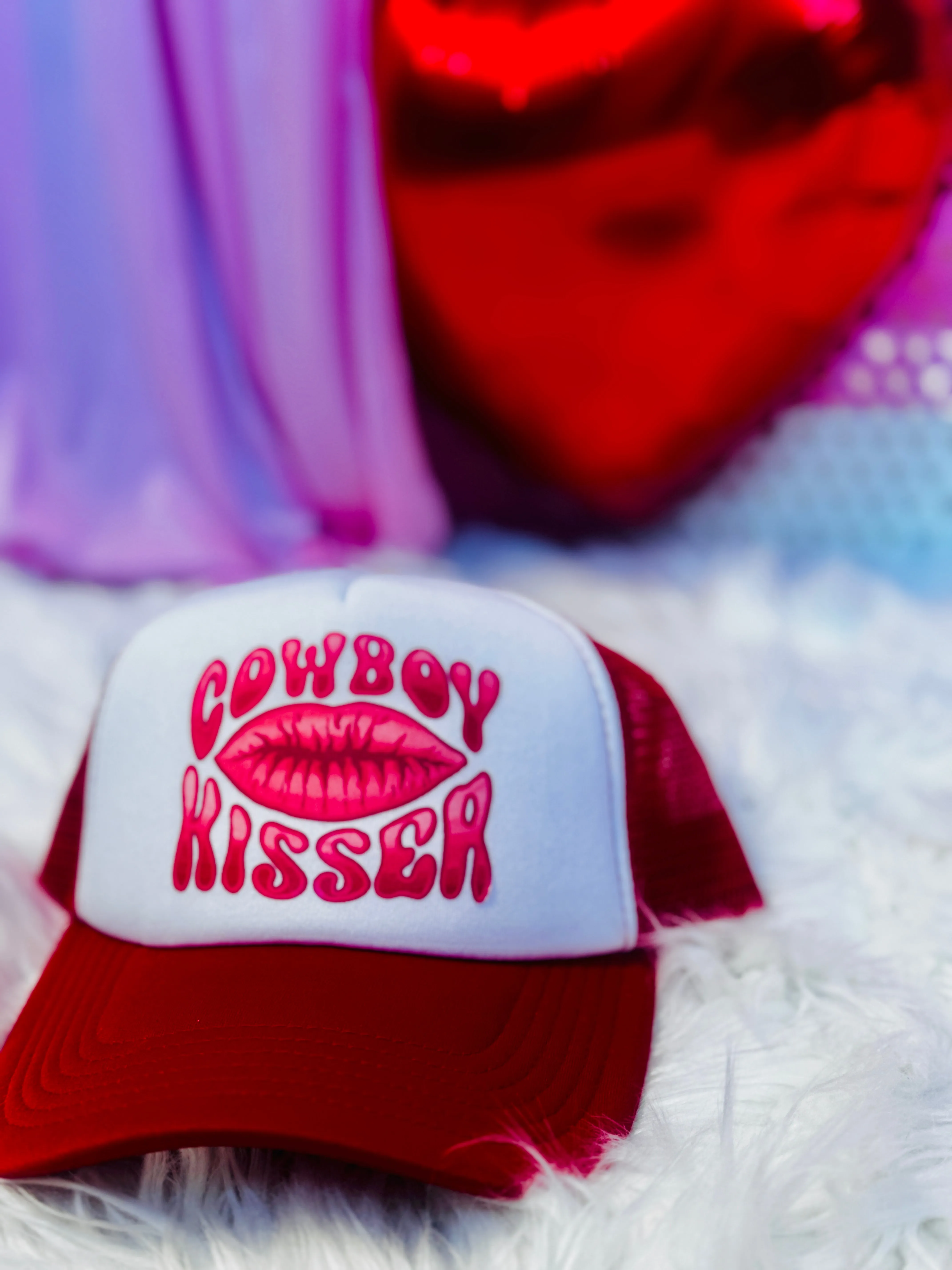 Cowboy Kisser Graphic Trucker Hat