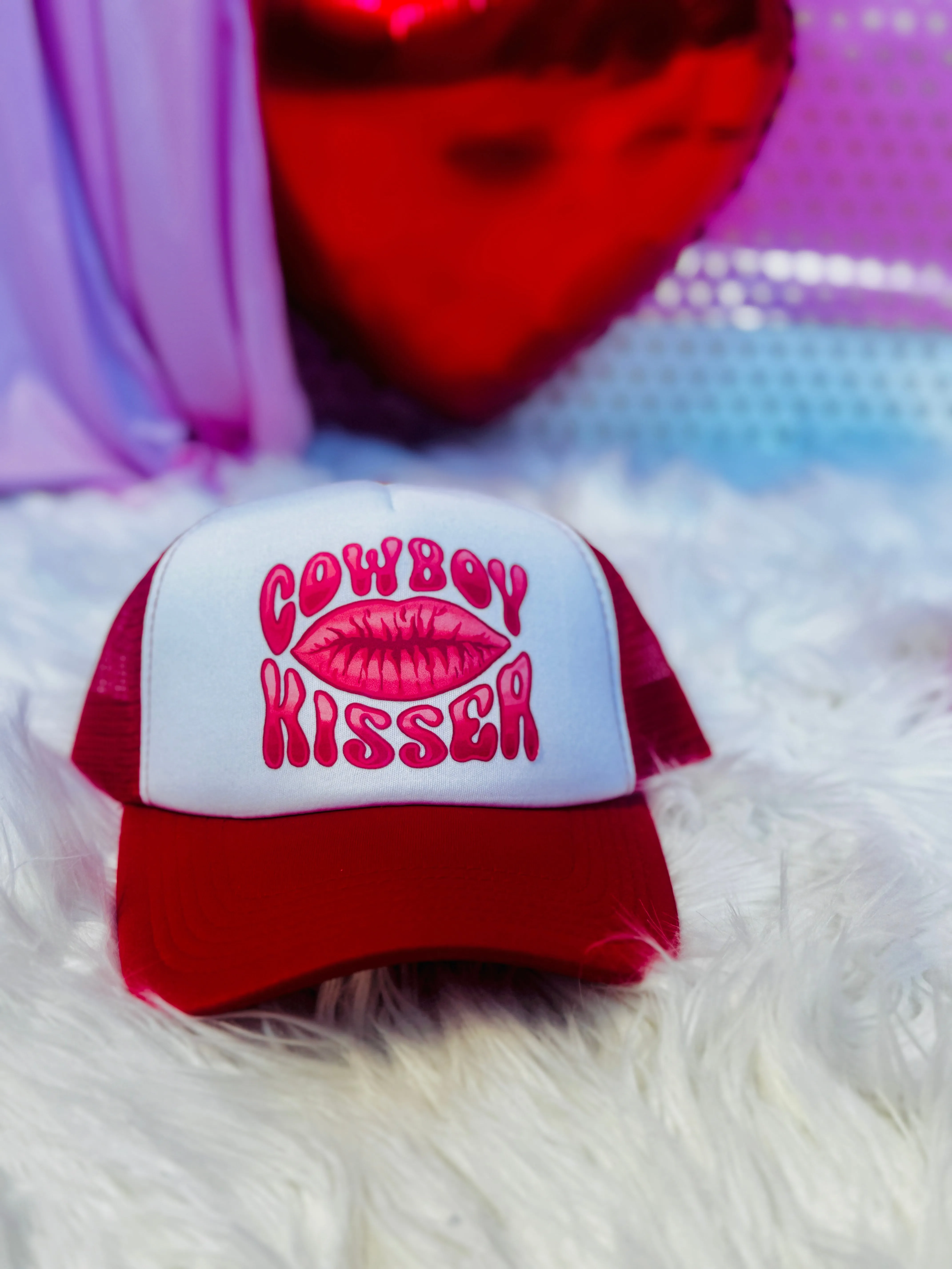 Cowboy Kisser Graphic Trucker Hat