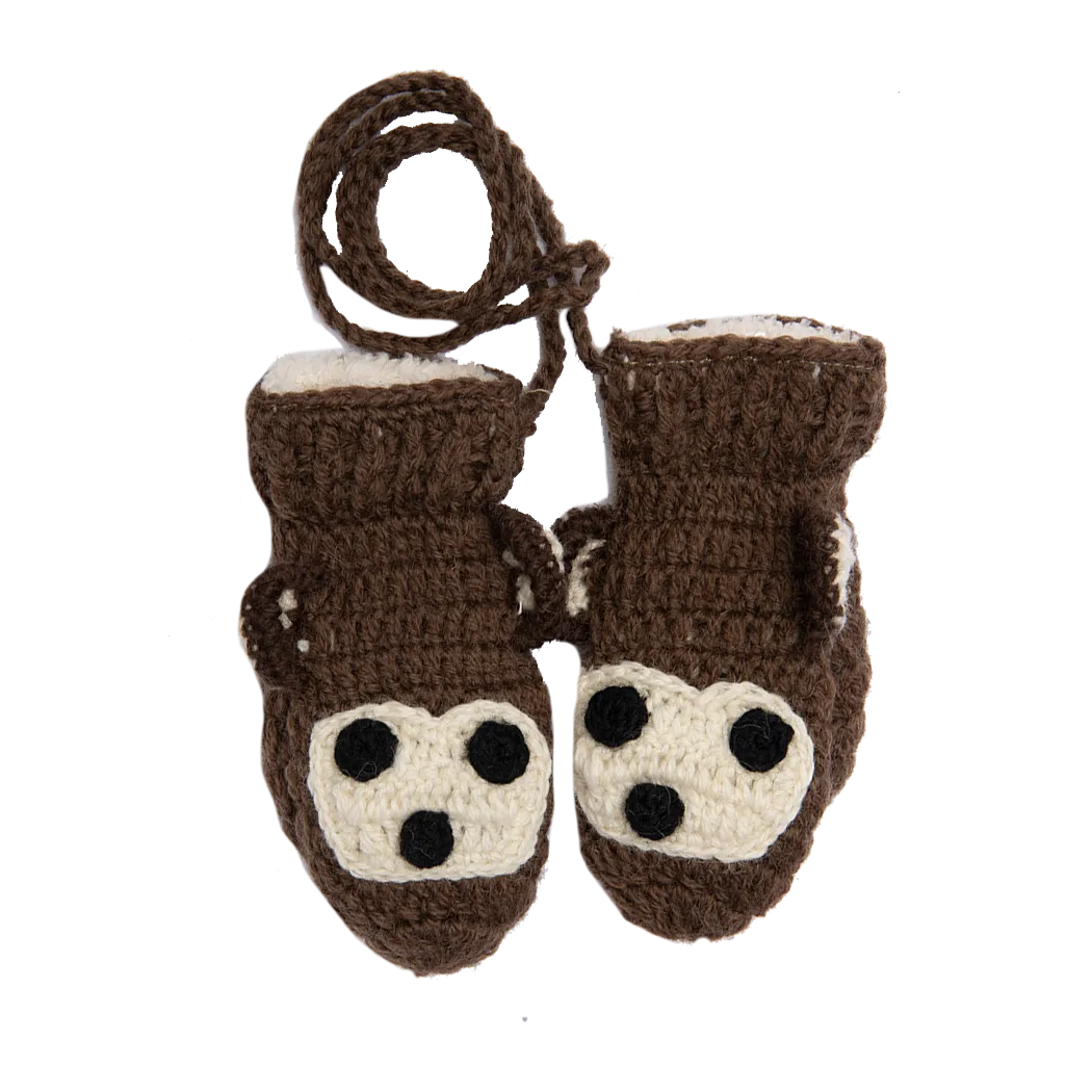 Crochet Monkey Mittens