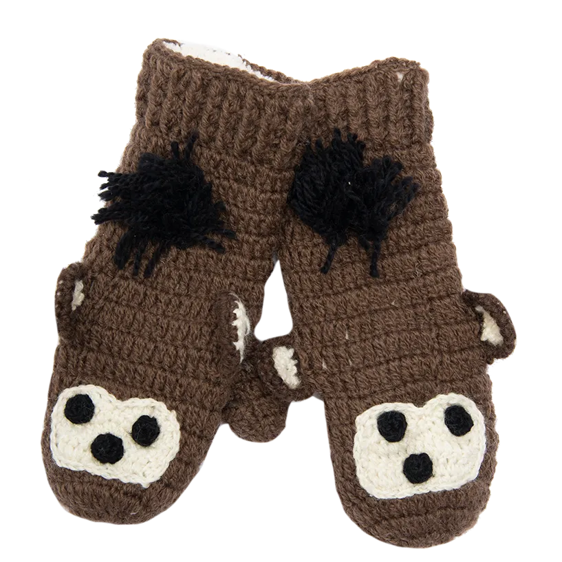 Crochet Monkey Mittens