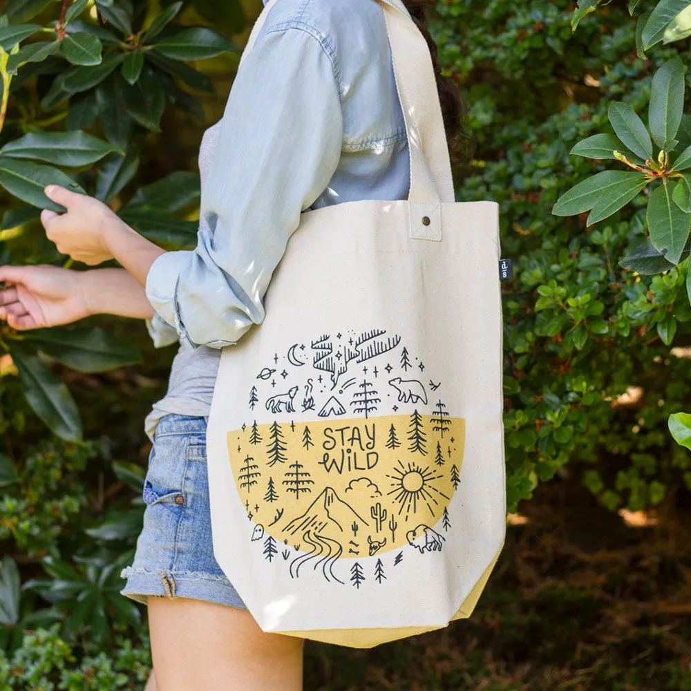 Danica Tote Cotton Studio Stay Wild Adventure