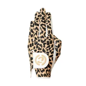 DESIGNER PRO WOMEN -WHITE/CHEETAH (LEFT) Women's Golf Glove