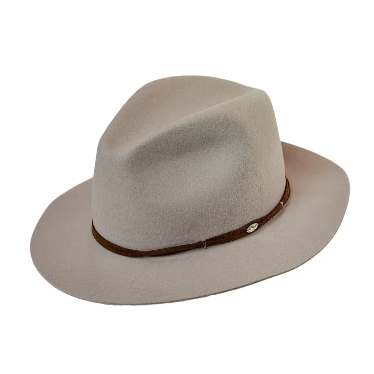 GC Hats Maddox Felt Fedora - Light Sand