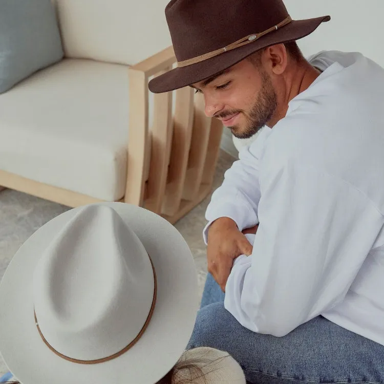 GC Hats Maddox Felt Fedora - Light Sand