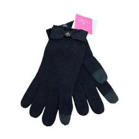 Gloves Designer By Kate Spade In Black