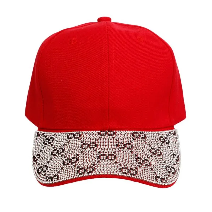 Hat Monogram Bling Baseball Cap for Women