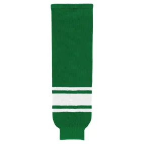 HS630-210 Kelly/White Hockey Socks (Pair)