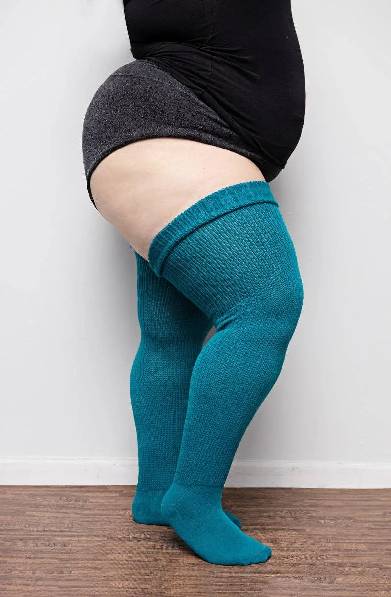 Juicy Plus-Size Thigh Socks