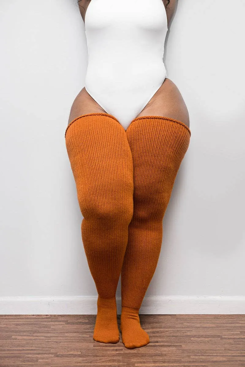 Juicy Plus-Size Thigh Socks