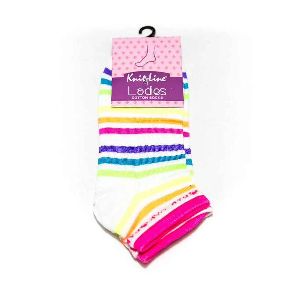 Ladies Colorful Ankle Socks - KL-22