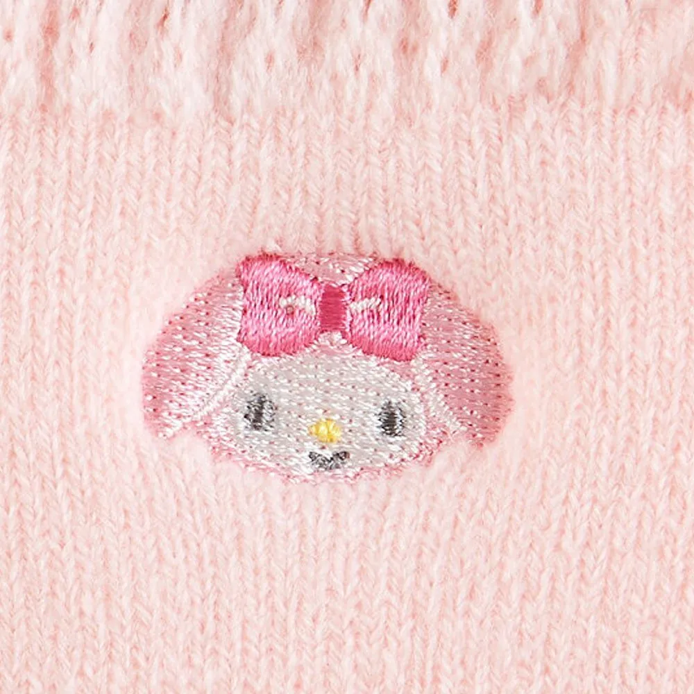 My Melody Crew Embroidered Face Socks