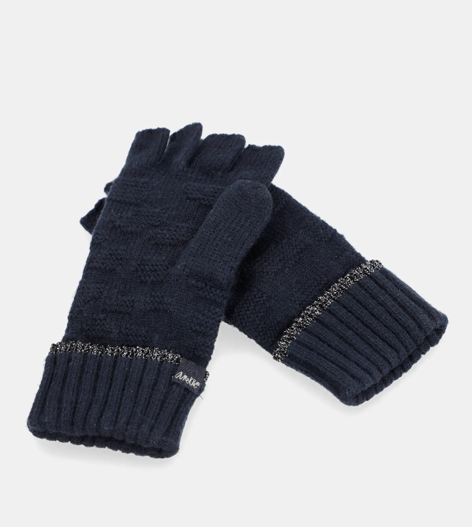 Navy mittens