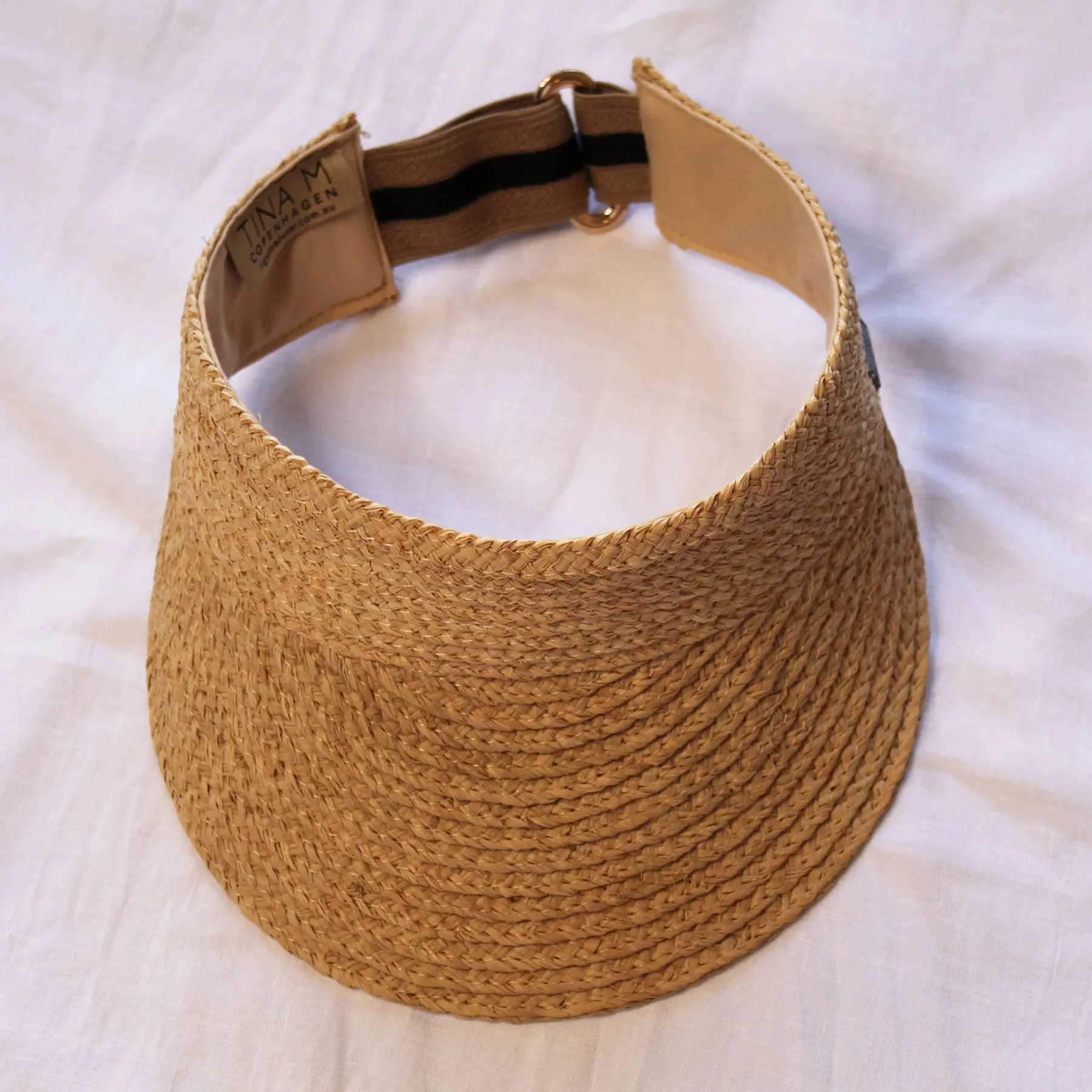 Noosa Raffia Visor - Natural