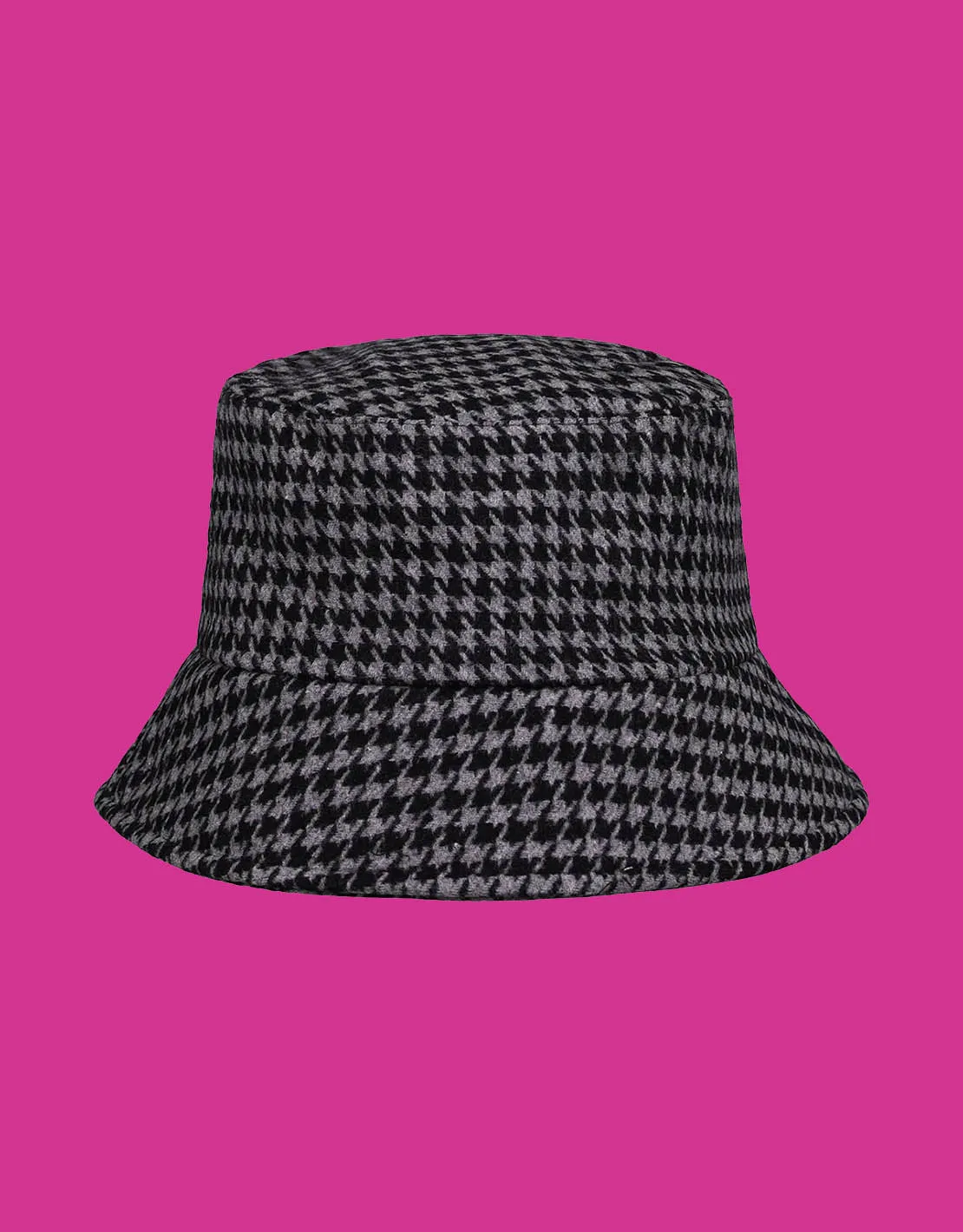 Pied de poule bucket hat I