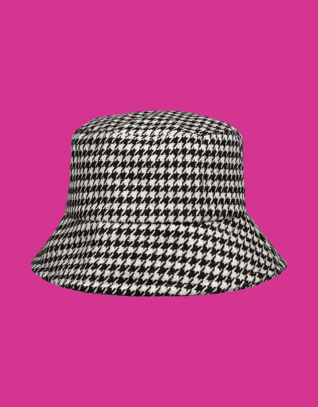 Pied de poule bucket hat I