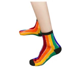 Rainbow Striped Patterned Socks