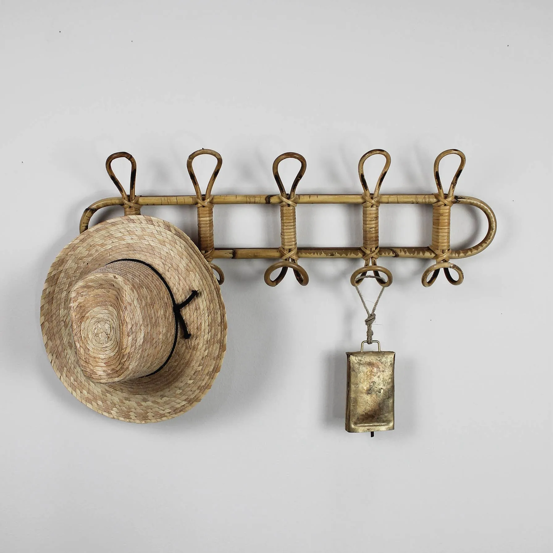 Rattan Wall Hook- 5 Hook