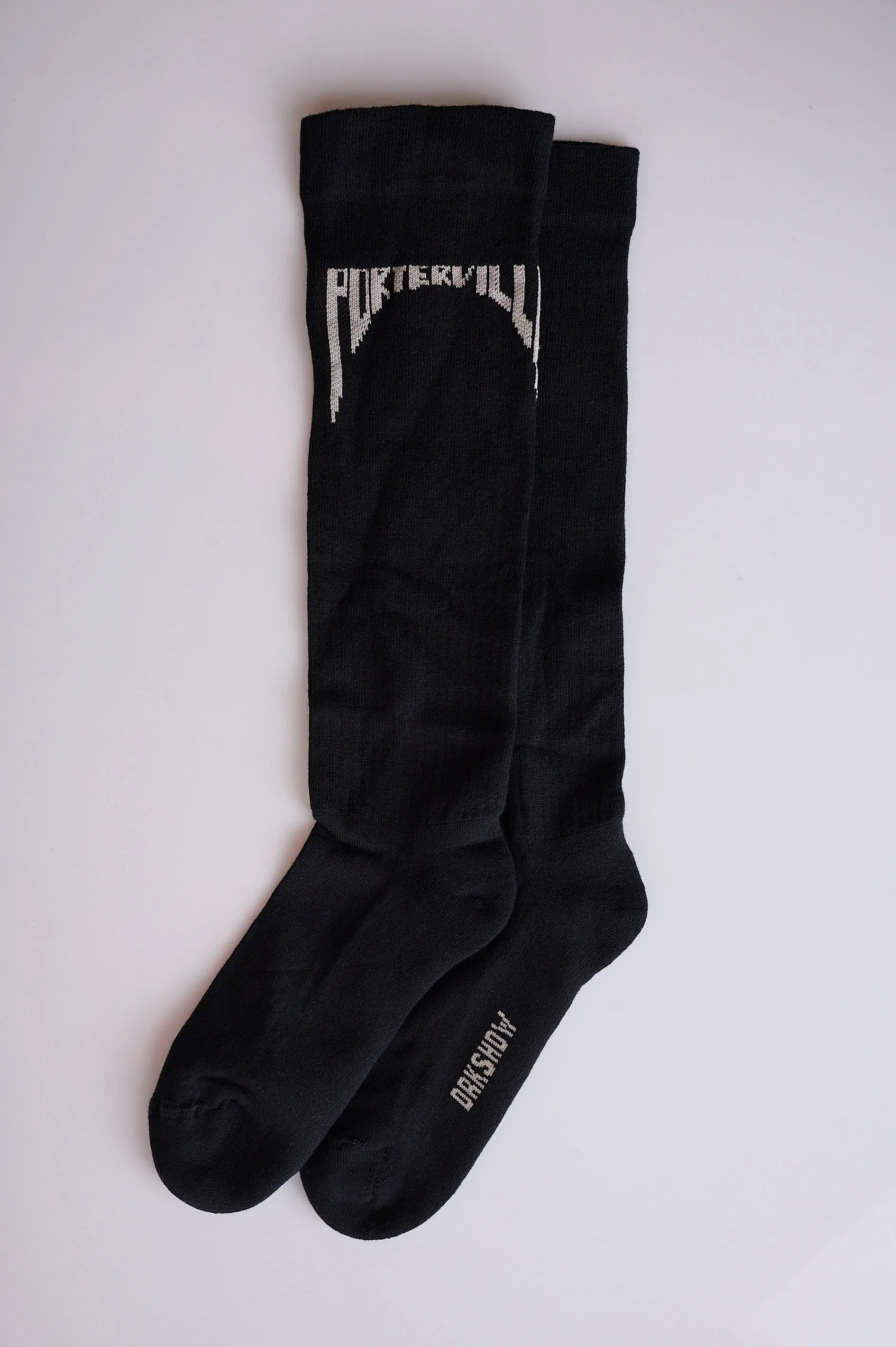 Rick Owens DRKSHDW Porterville High Sock Black Pearl