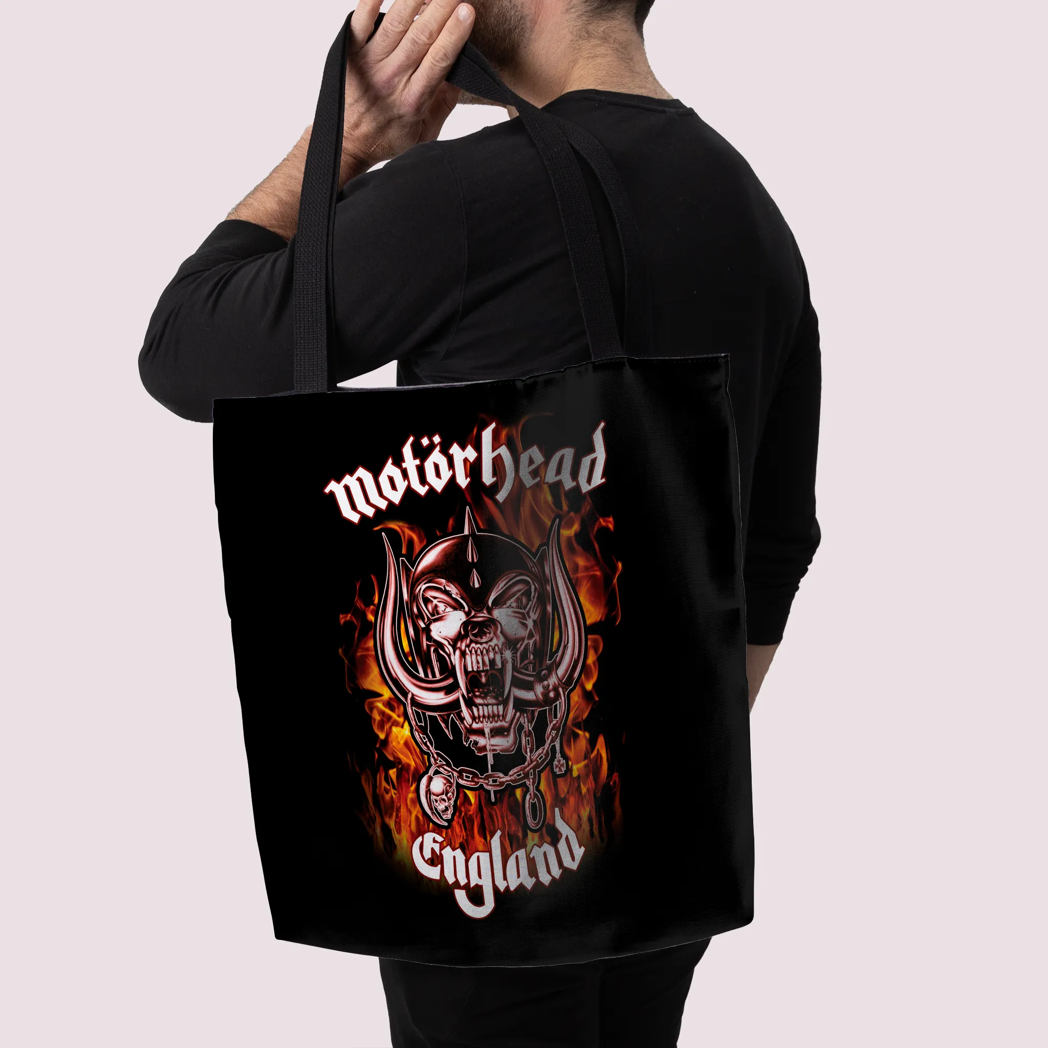 Rocksax Motohead Premier Tote Bag -Fire