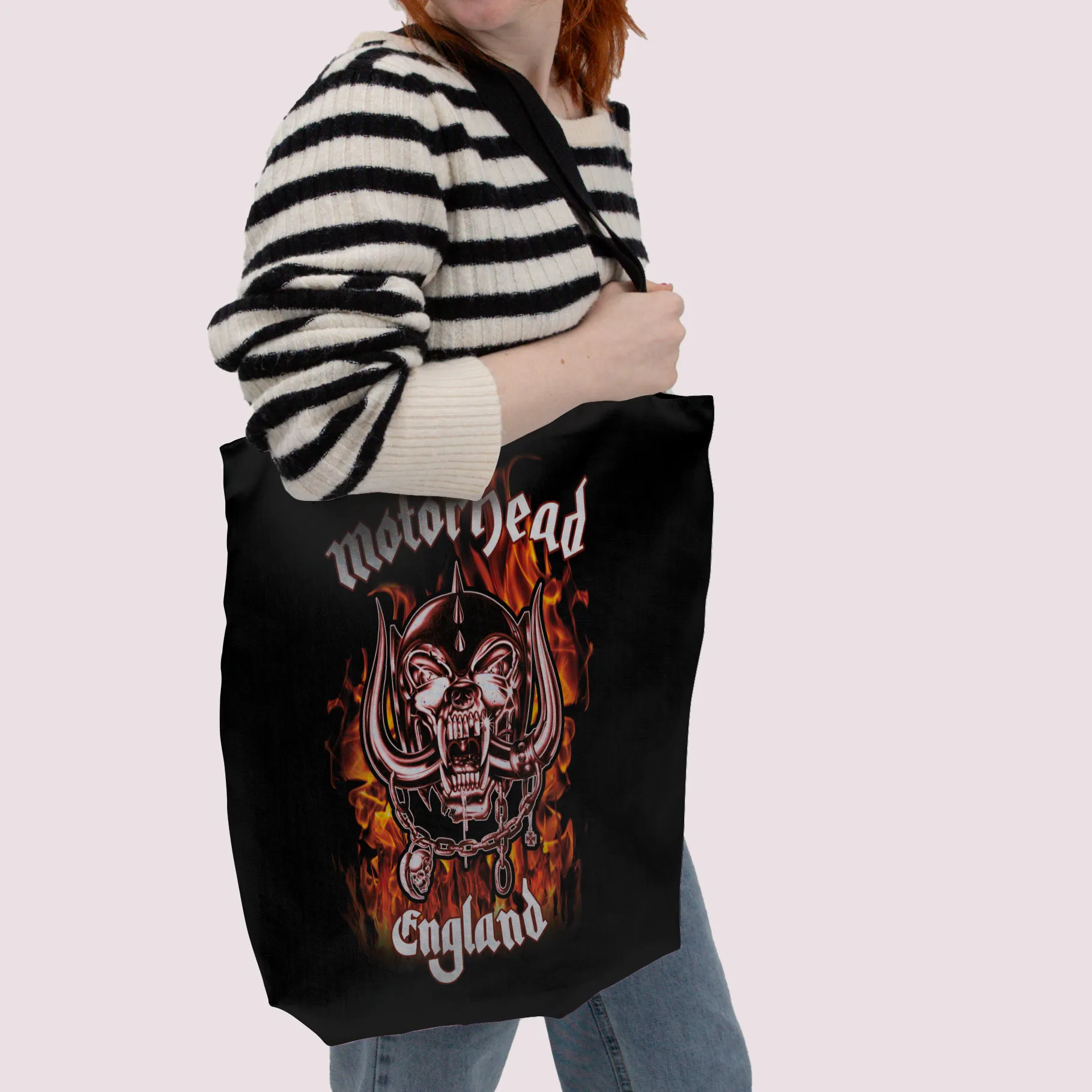 Rocksax Motohead Premier Tote Bag -Fire