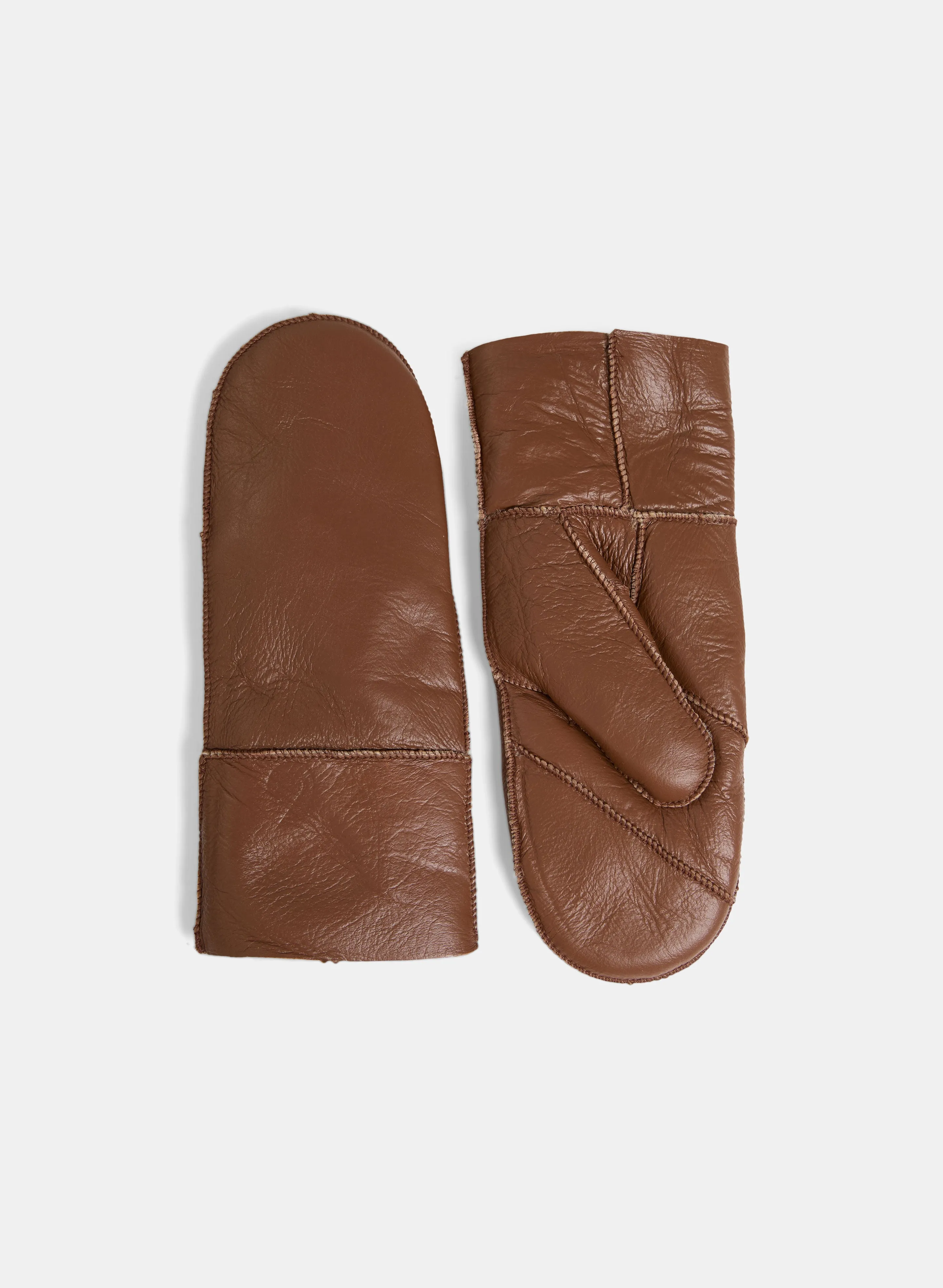 Sheepskin Leather Mittens