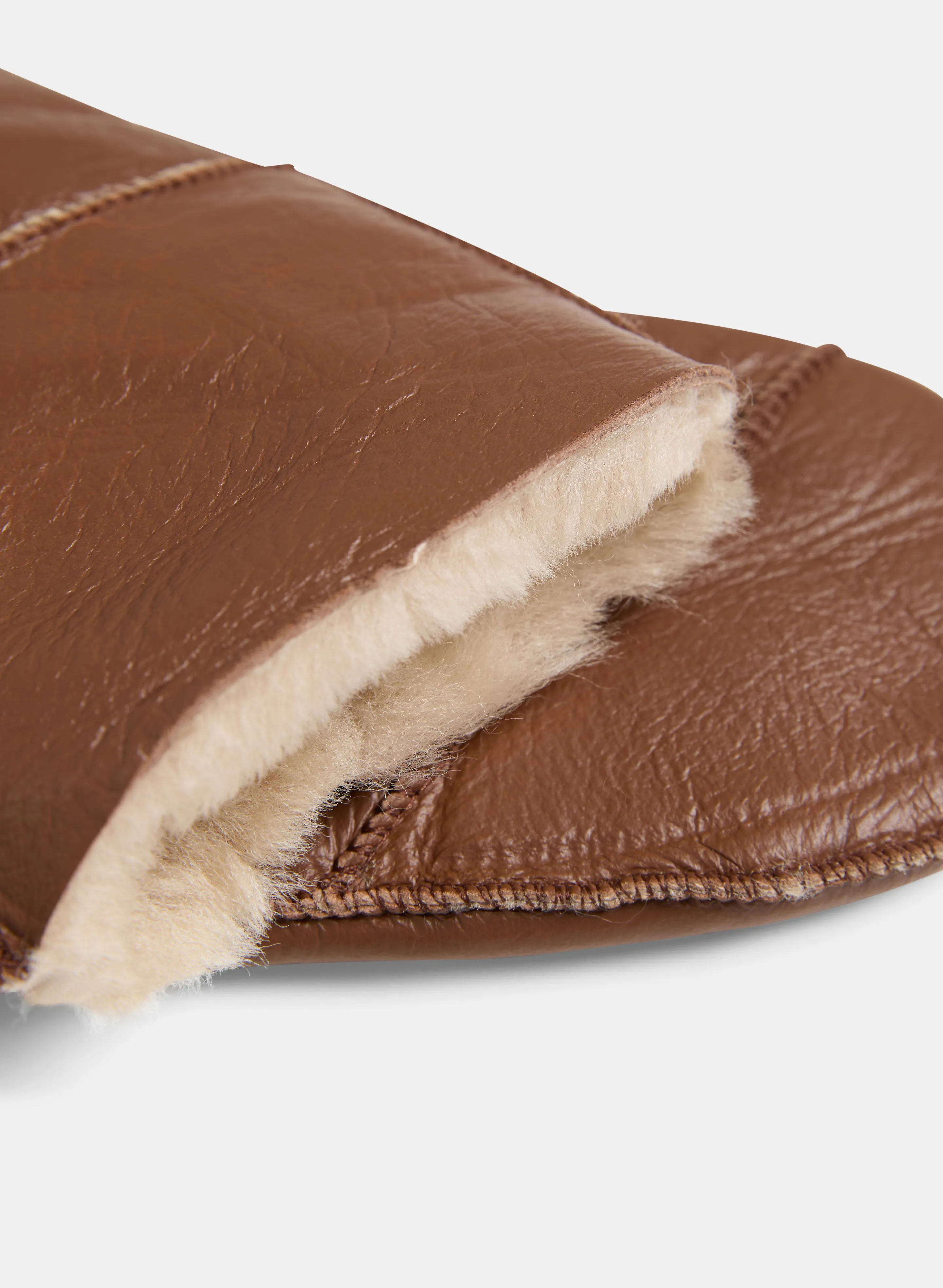 Sheepskin Leather Mittens