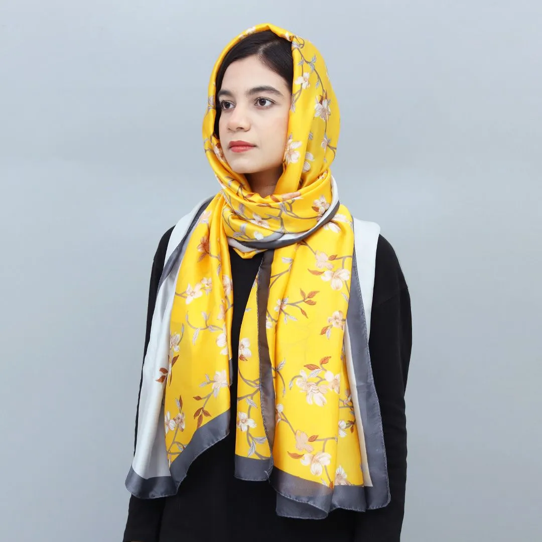 Silk Fabric long Scarves