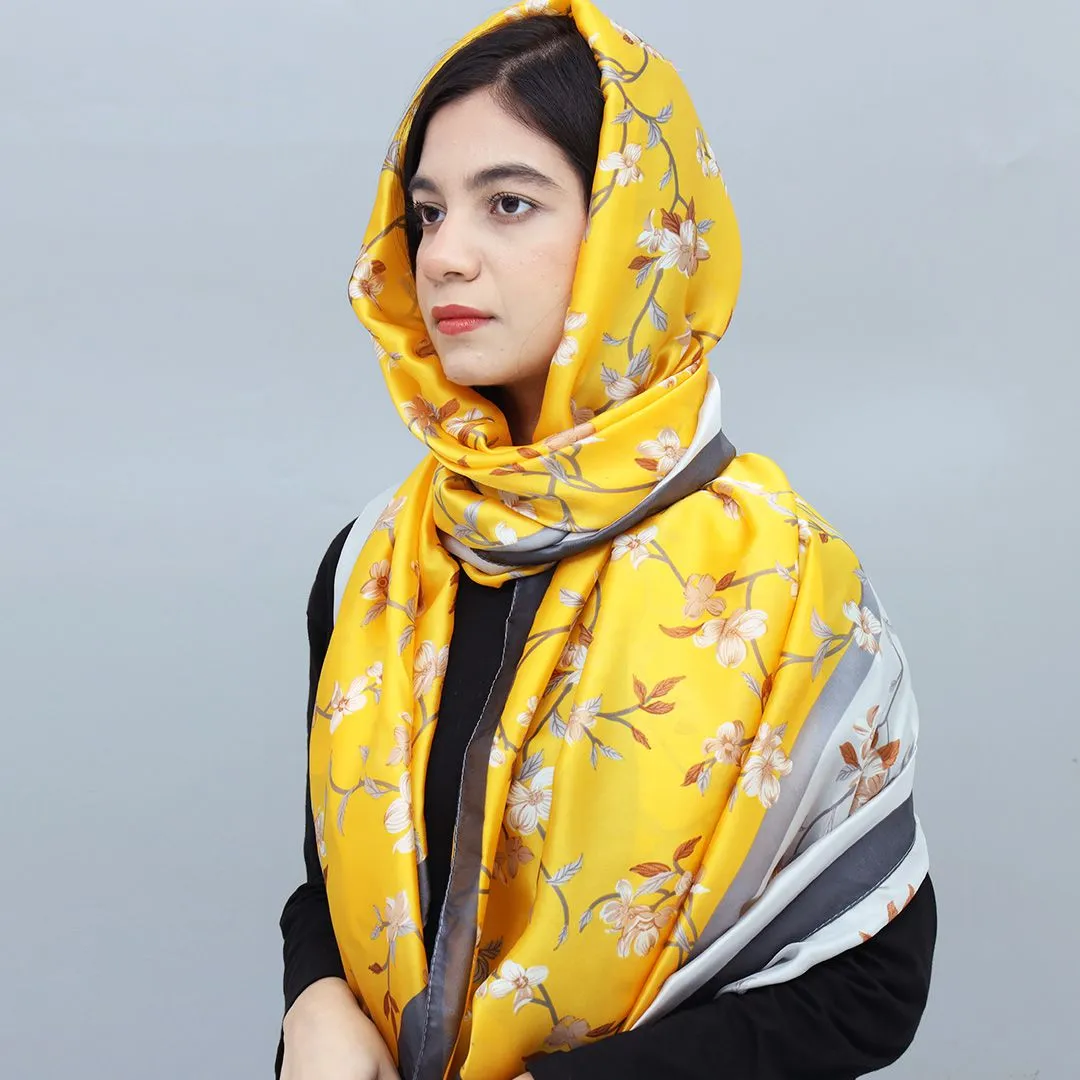 Silk Fabric long Scarves