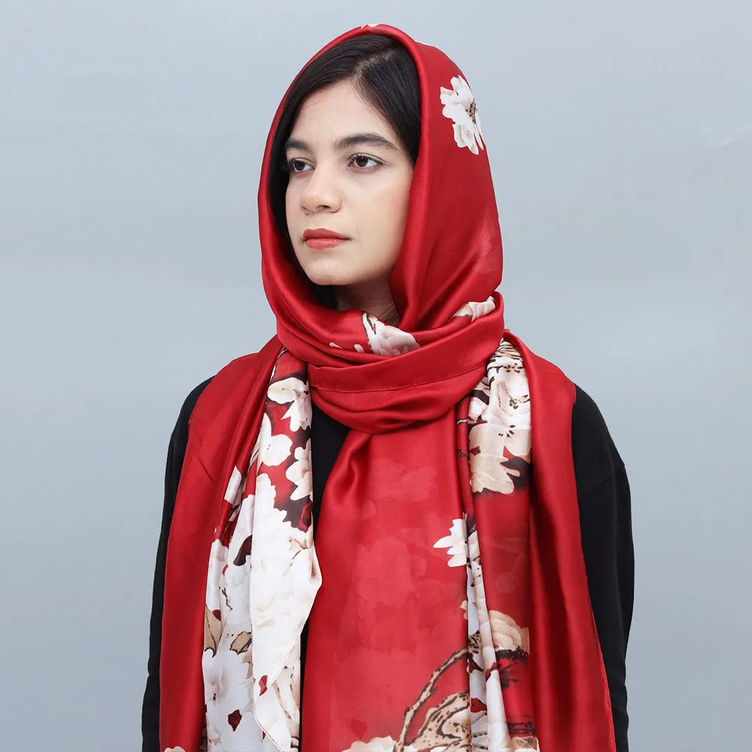 Silk Fabric long Scarves