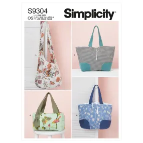 Simplicity Sewing Pattern 9304 Bags