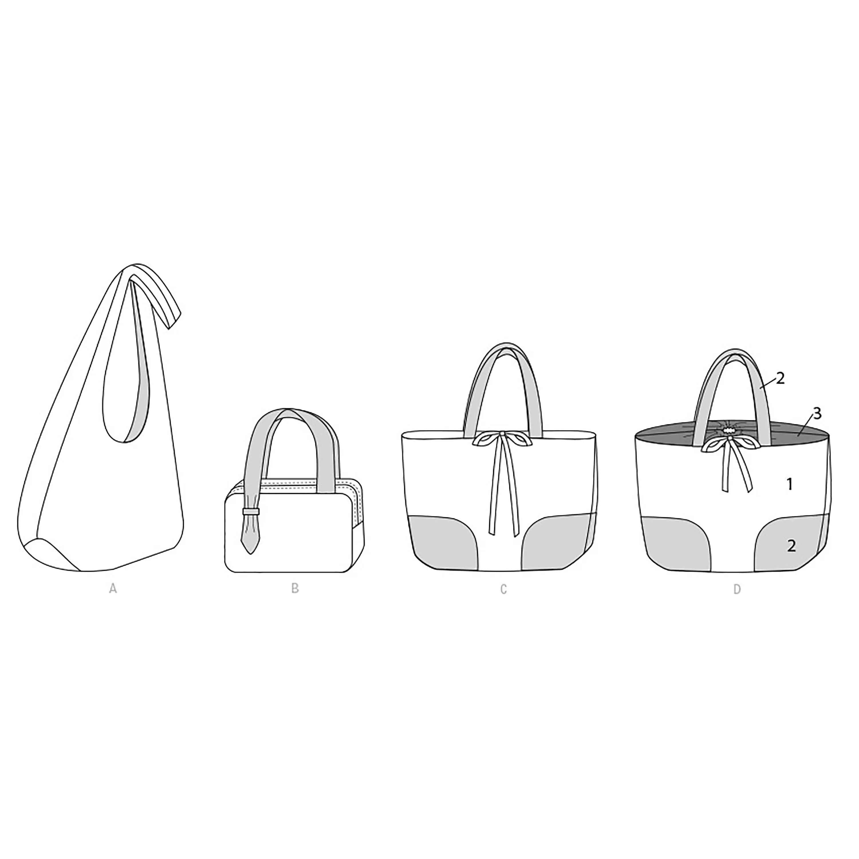 Simplicity Sewing Pattern 9304 Bags