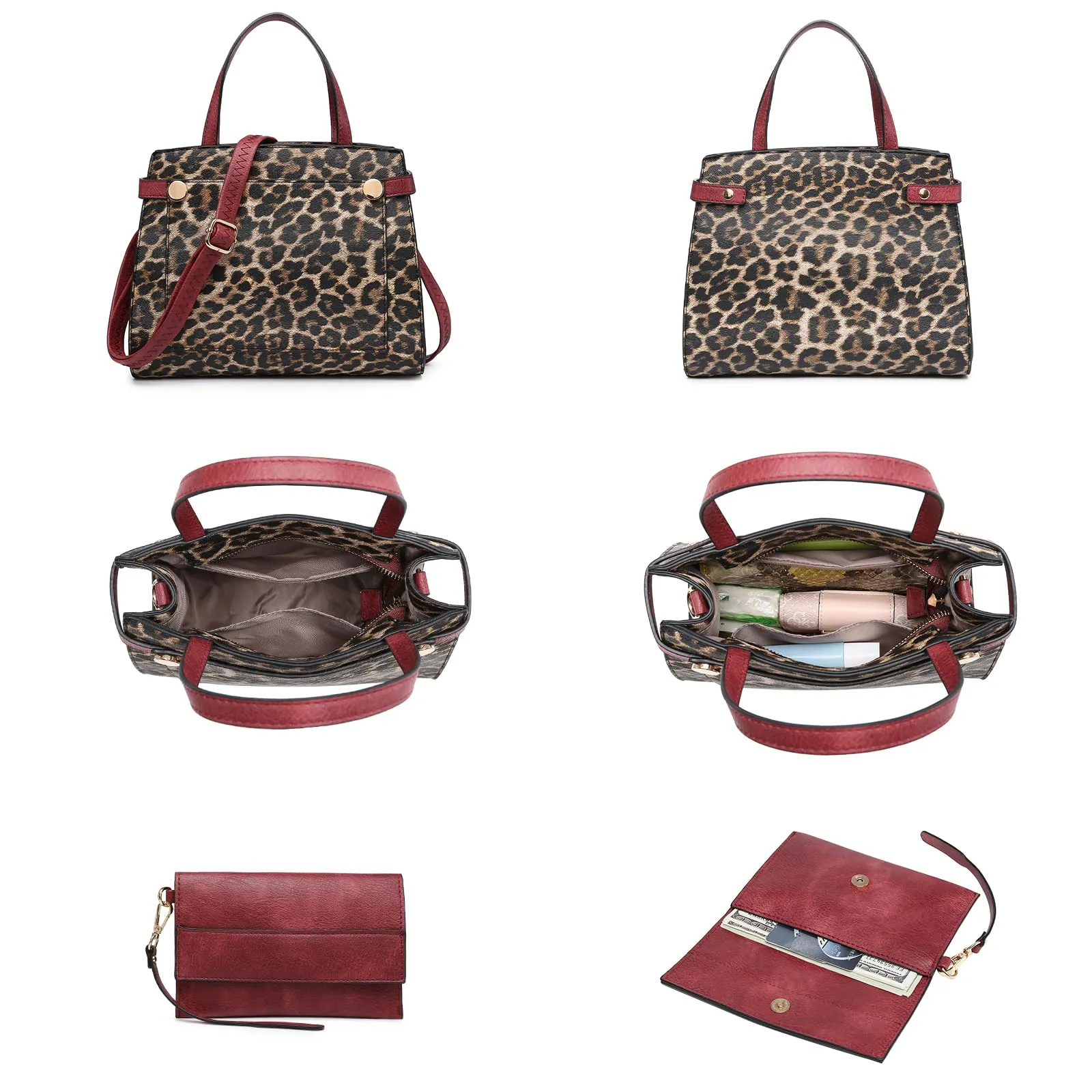 Stylish Tote & Shoulder Bags: 3-Piece Set