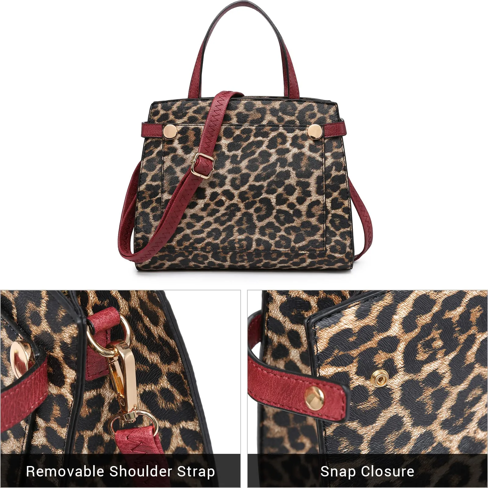 Stylish Tote & Shoulder Bags: 3-Piece Set