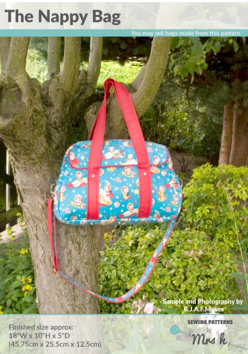 The Nappy Bag Sewing Pattern