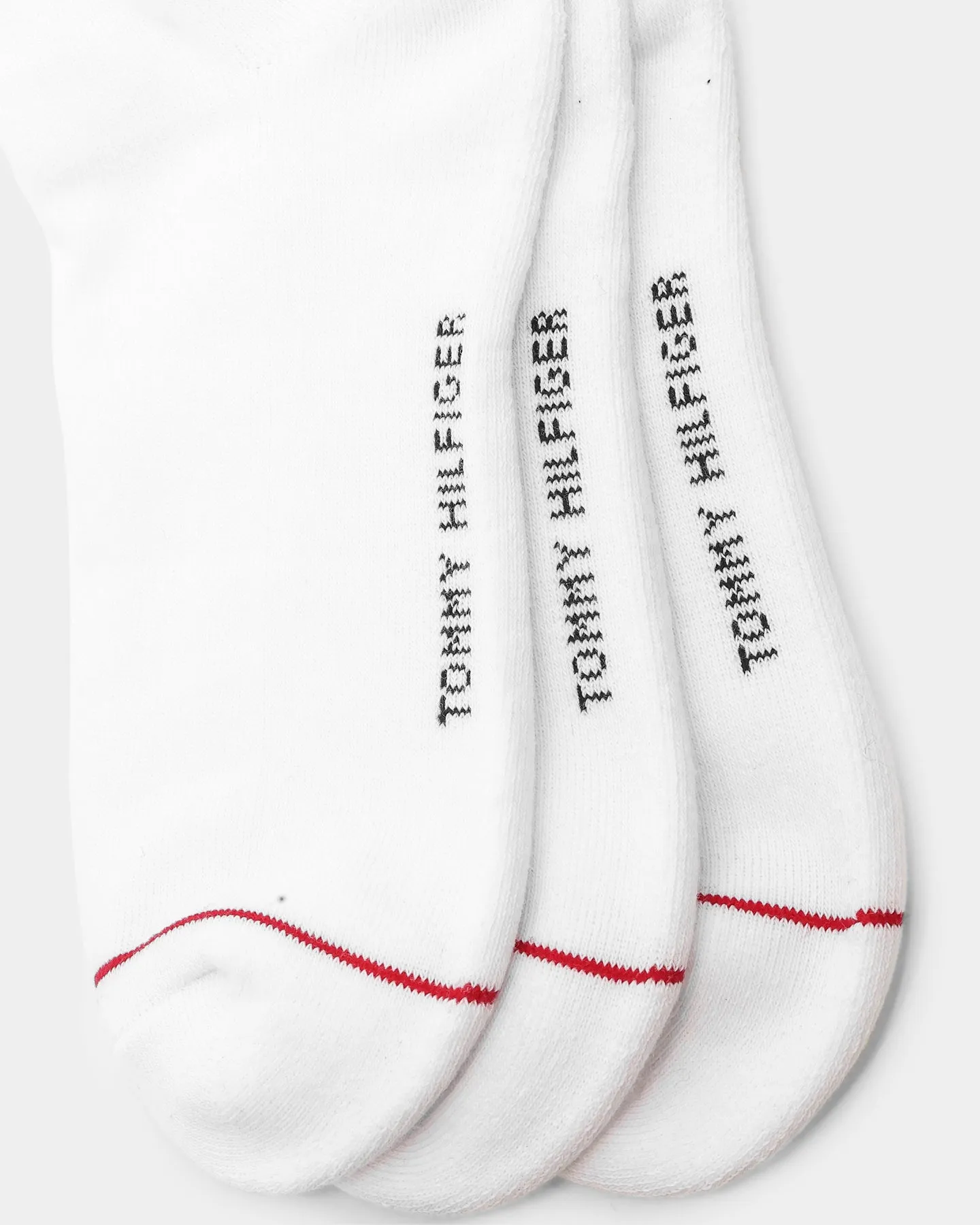 Tommy Jeans 3 Pack Athletic Crew Socks White