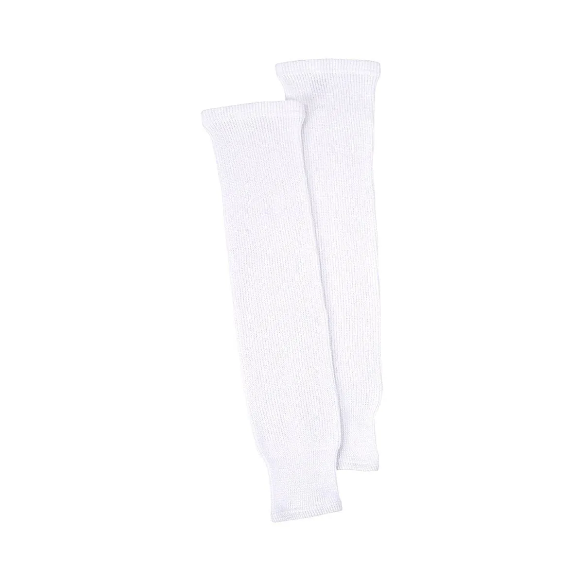 White Knit Hockey Socks