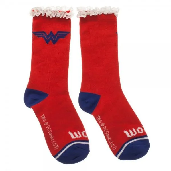 Wonder Woman 3 Pack Crew Set Socks For Women